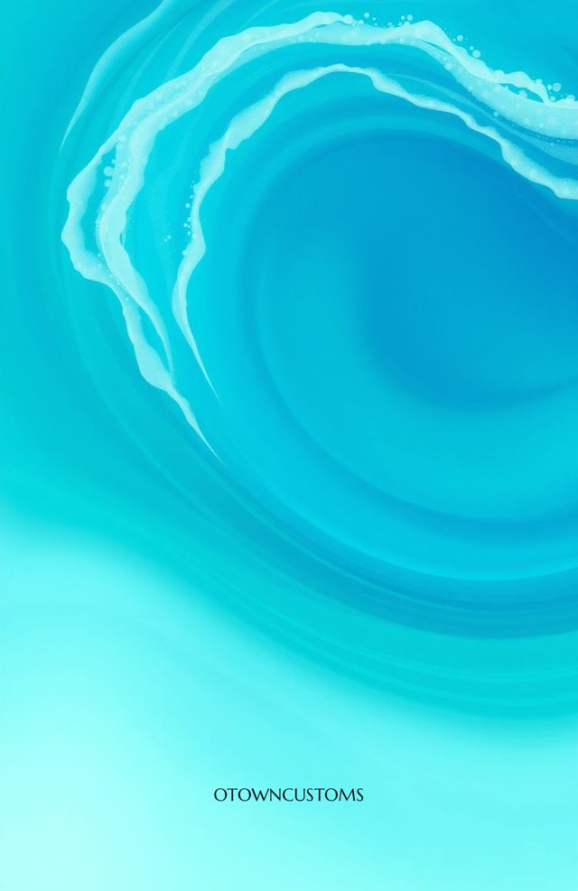Ocean Wave Abstract Swirls