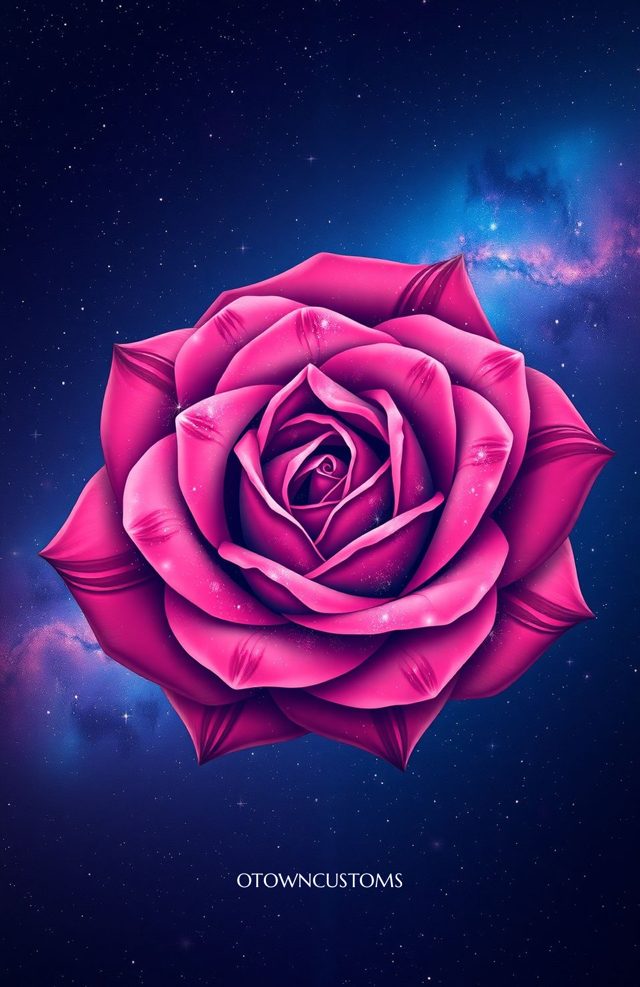 Galactic Rose Nebula Floral