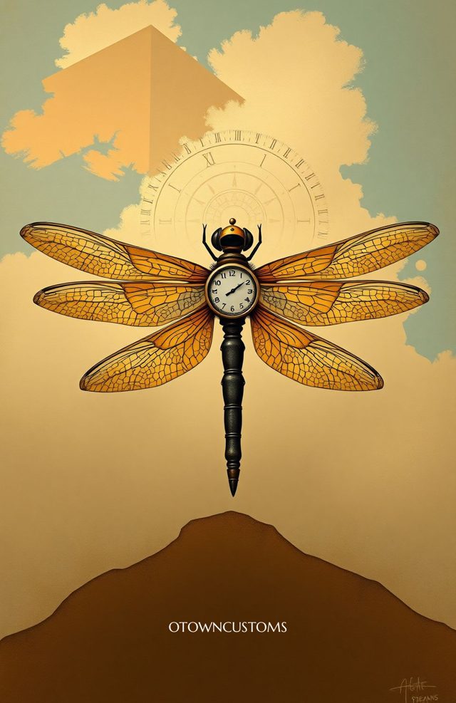 Steampunk Clockwork Dragonfly