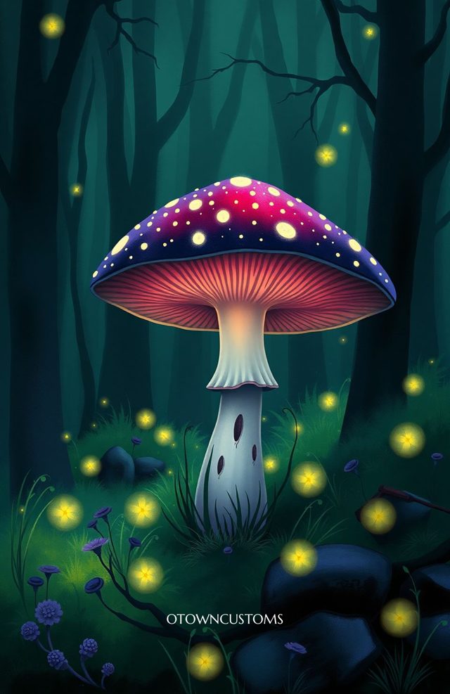 Magical Forest Mushroom Glow