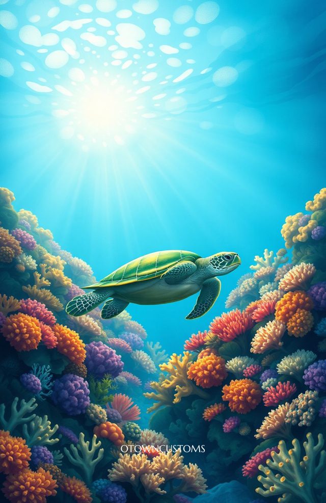 Sea Turtle Coral Reef Wildlife