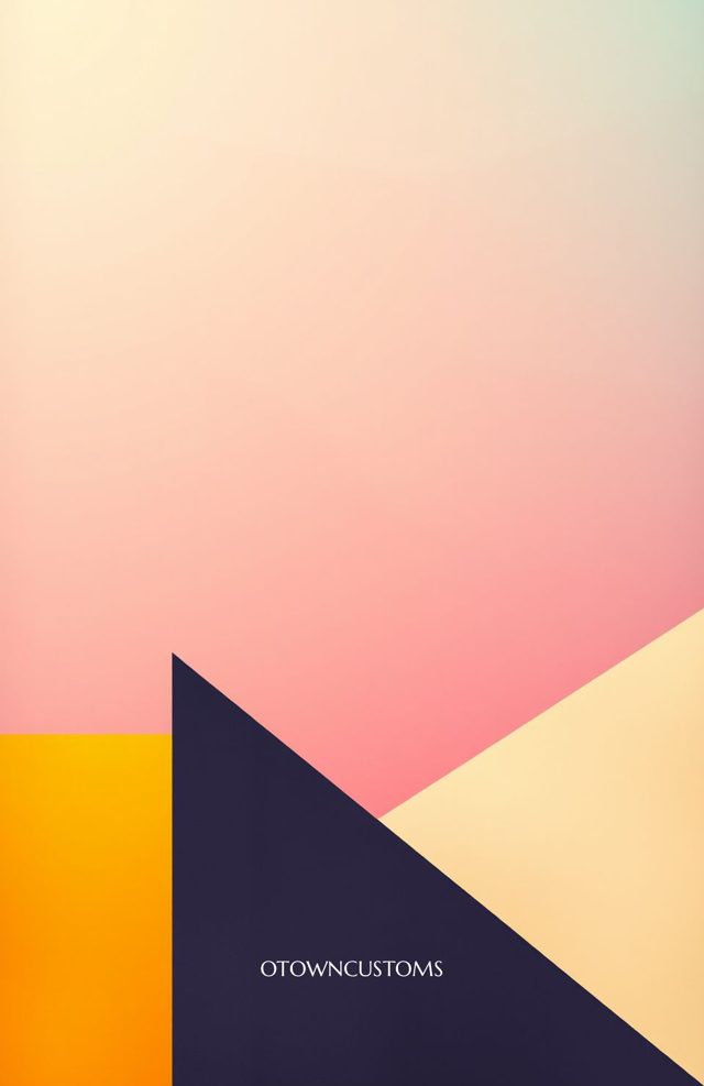 Modern Geometric Gradient Abstract Dreamscape