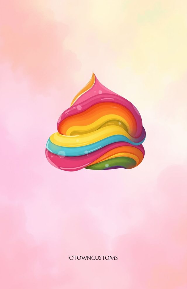 Abstract Rainbow Sherbet Dream