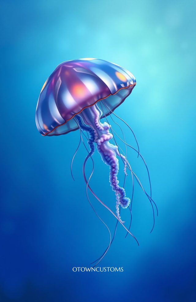 Digital Art Ethereal Jellyfish