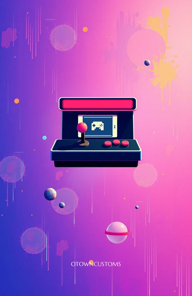 Retro-Futuristic Arcade Game