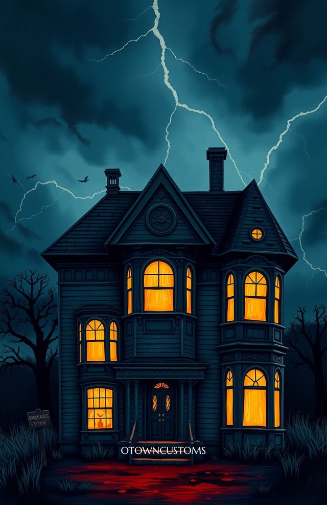 Haunted Victorian Dollhouse