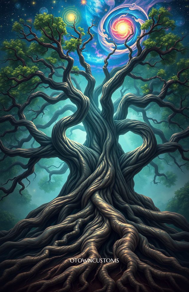 Ancient Tree Cosmic Wisdom