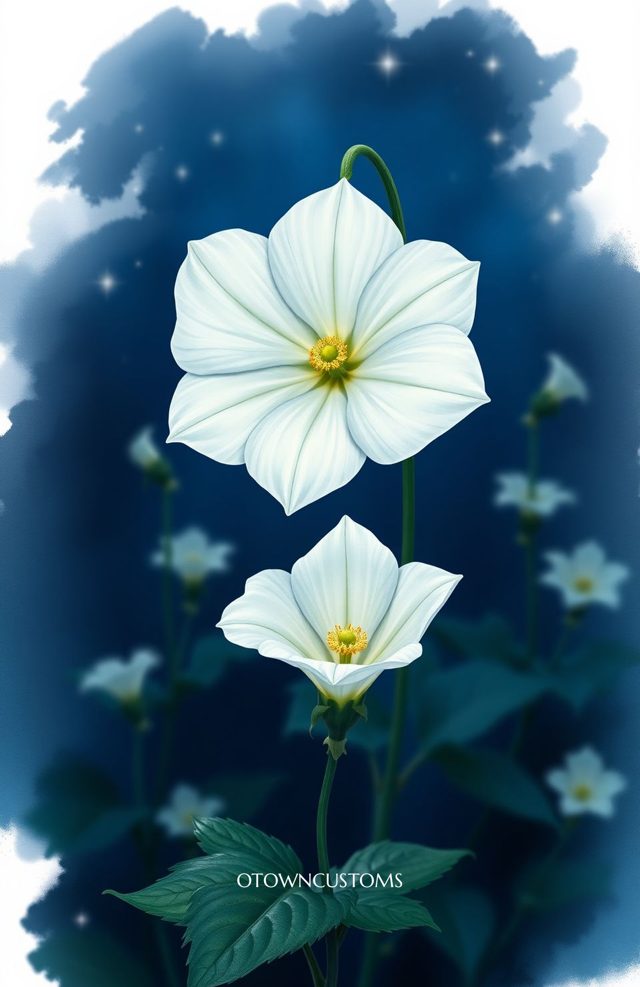 Vibrant Bloom Midnight Garden