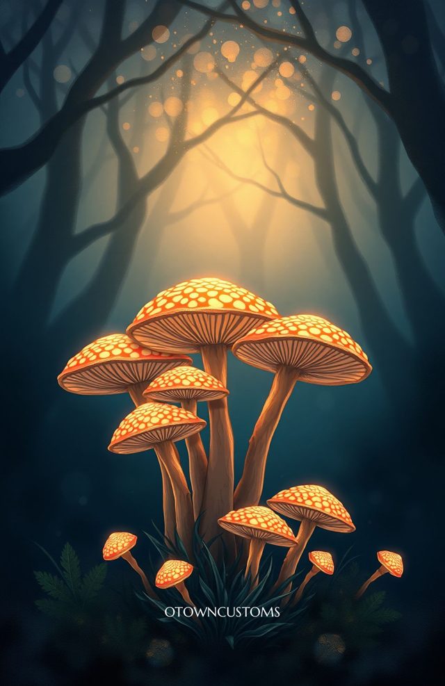 Enchanted Mushroom Forest Glow