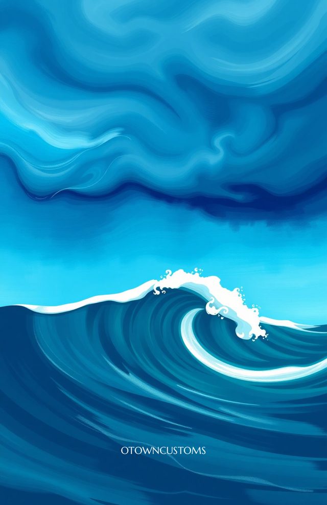 Stylized Dreamy Ocean Waves