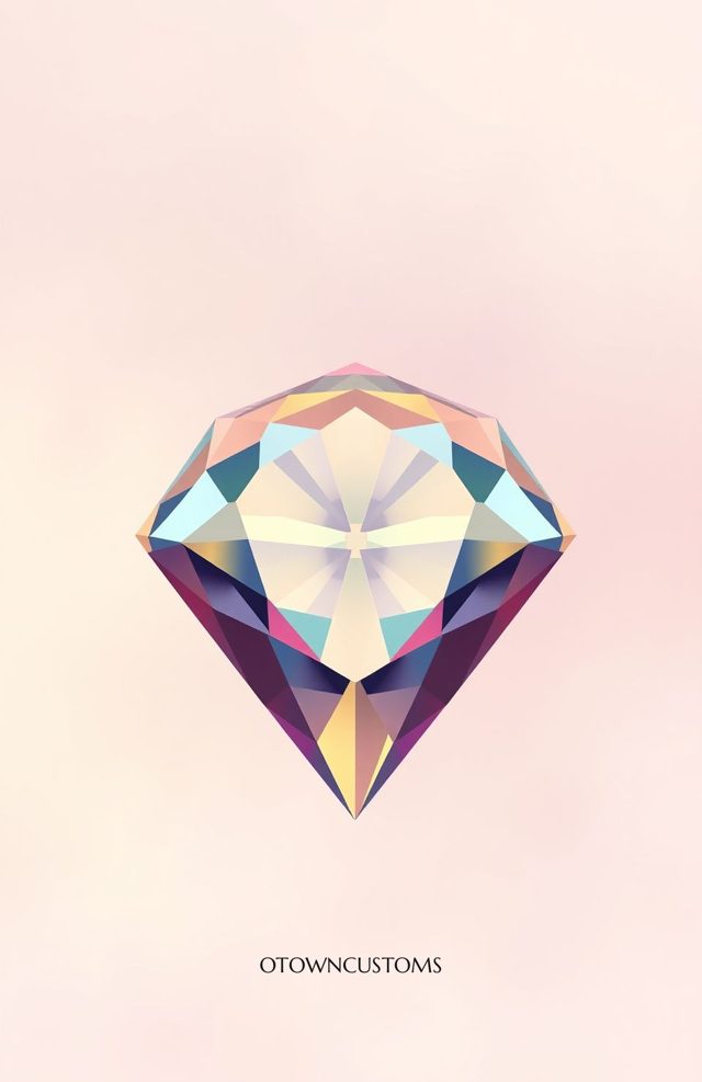 Geometric Diamond Shards