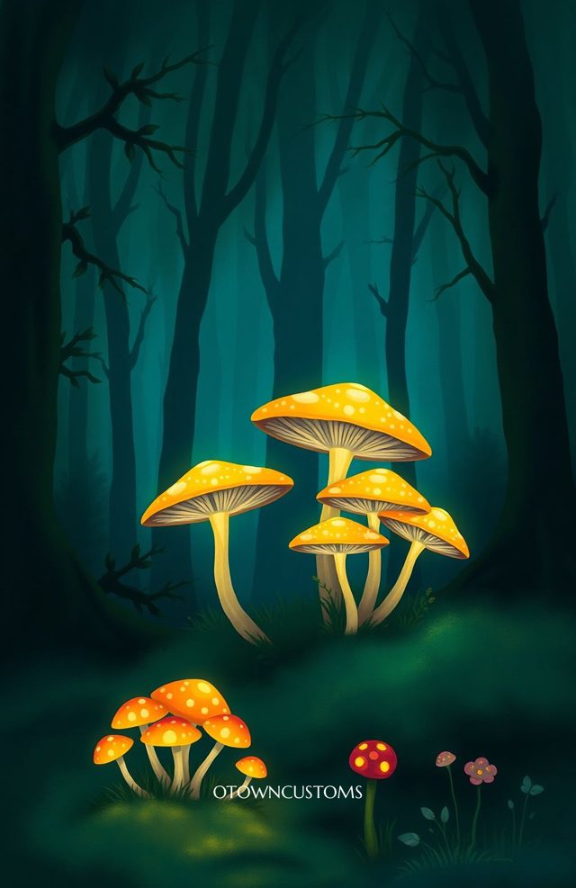 Fantasy Forest Mushroom Garden