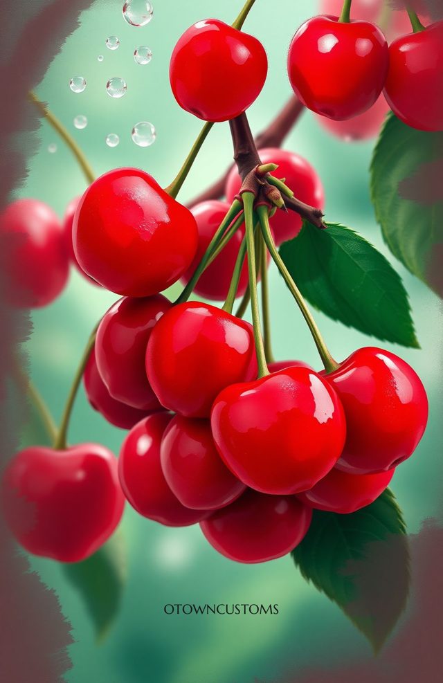 Vibrant Sweet Cherry Rain