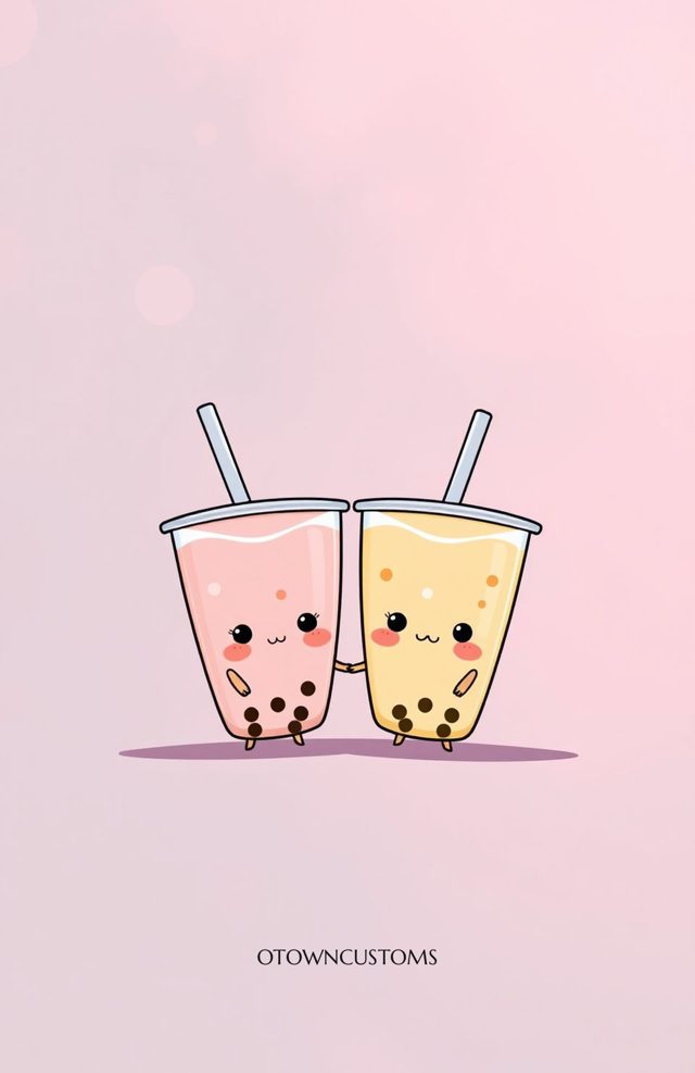 Kawaii Boba Tea Friends