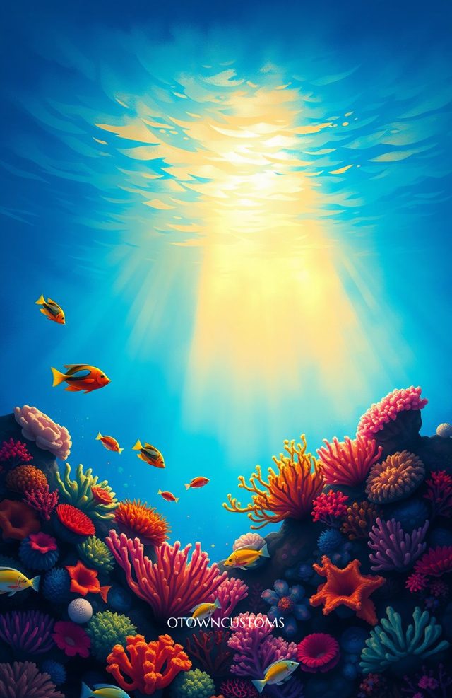 Vibrant Undersea Coral Garden