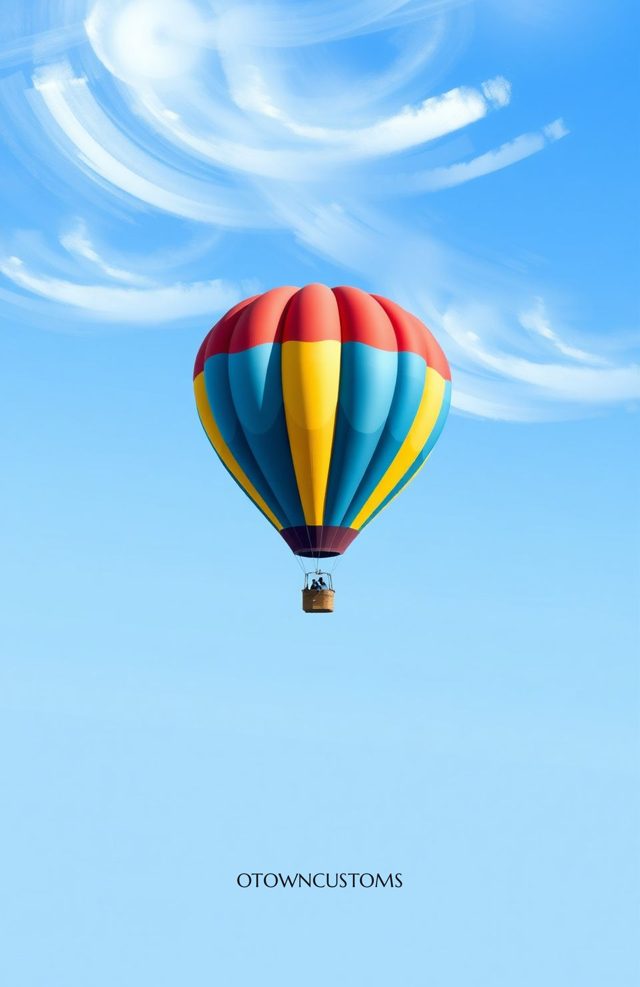Vibrant Hot Air Balloon Landscape