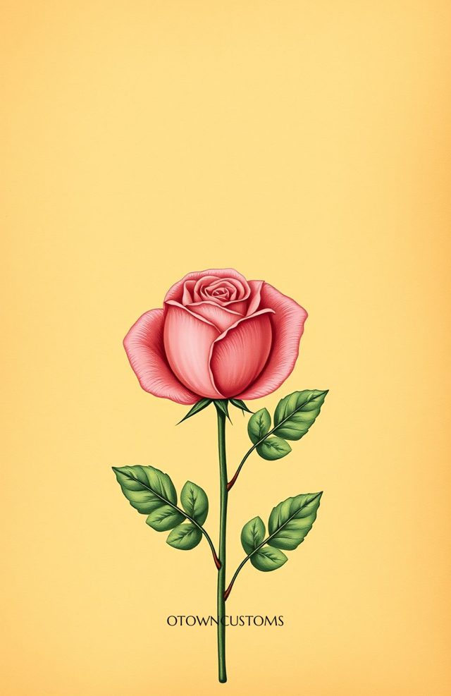 Classic Botanical Vintage Floral Study
