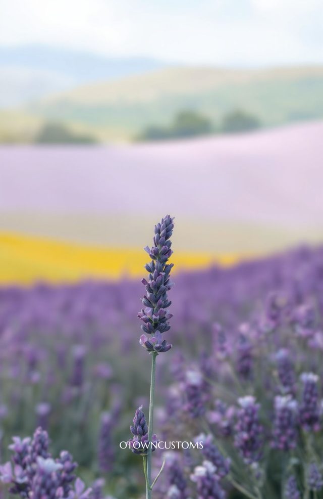 Lavender Field Dream Landscape