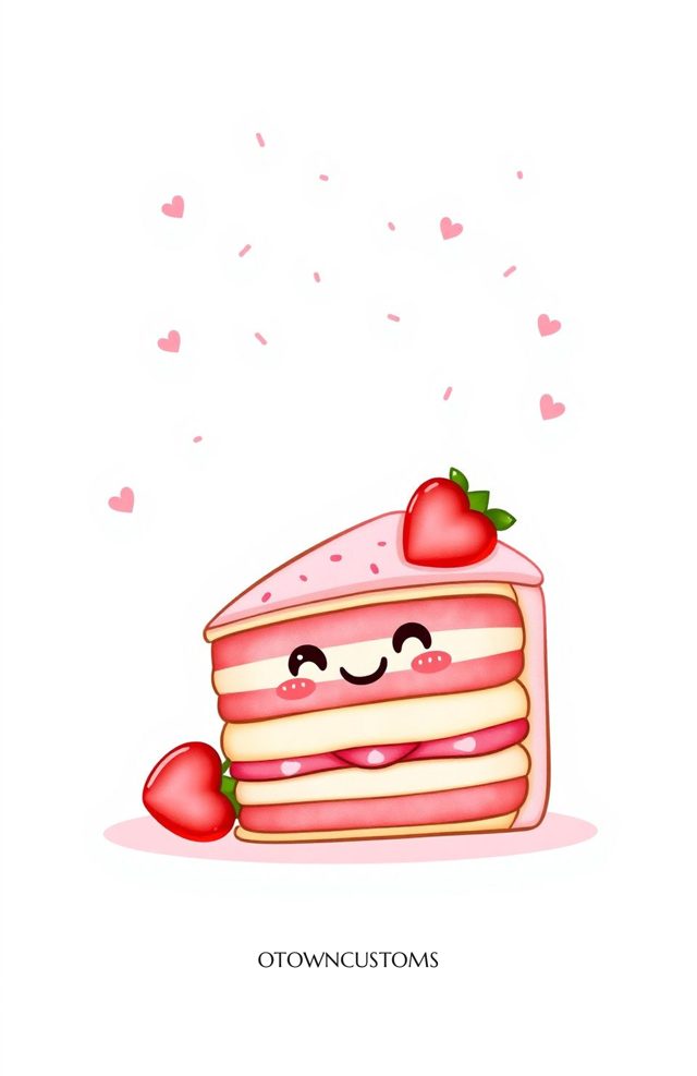 Kawaii Slice Cake