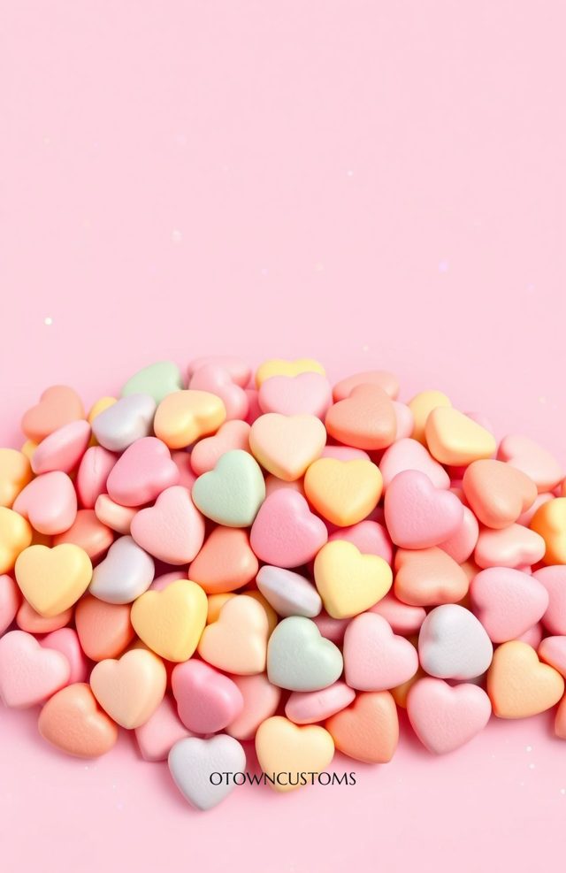 Pastel Hearts Candy Valentine