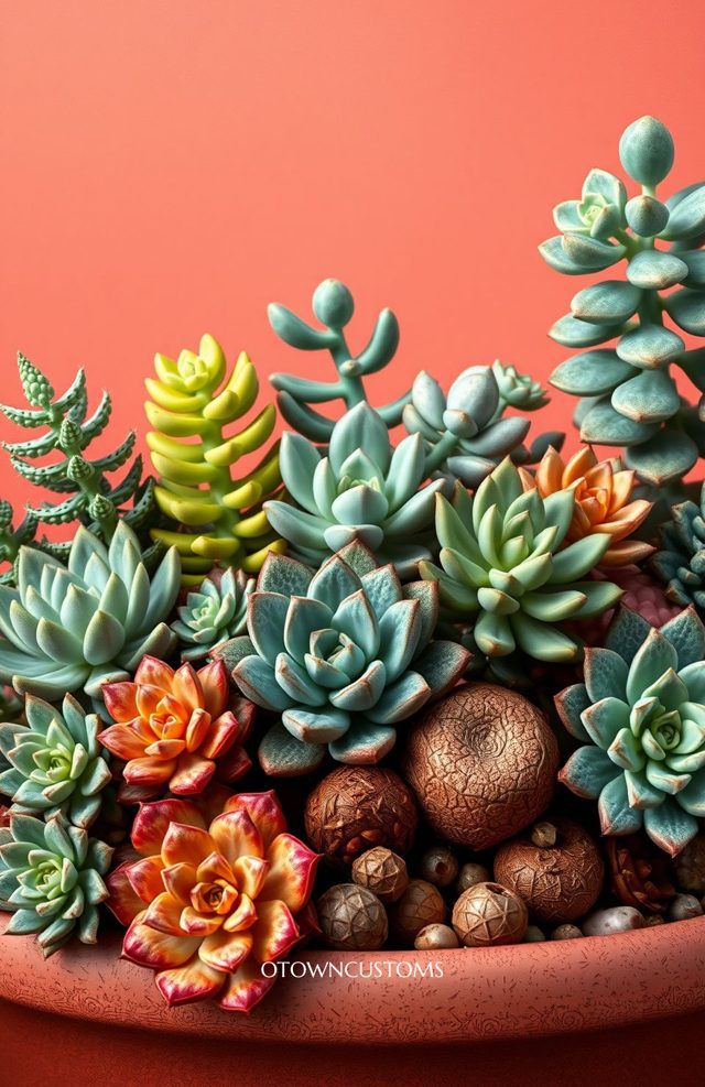 Succulent Arrangement Desert Gems