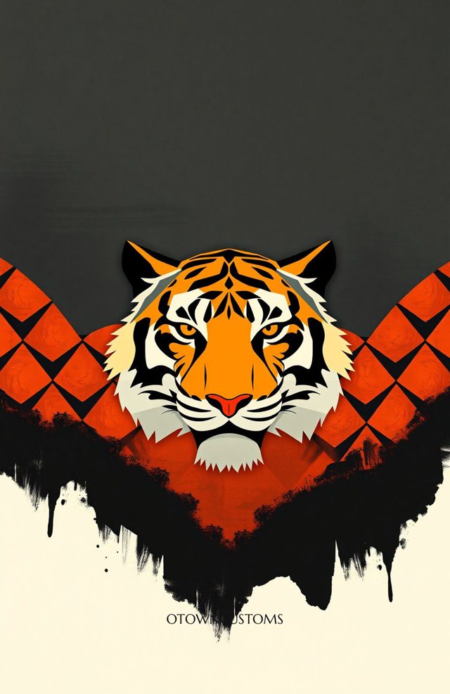 Geometric Tiger Stylized Animal