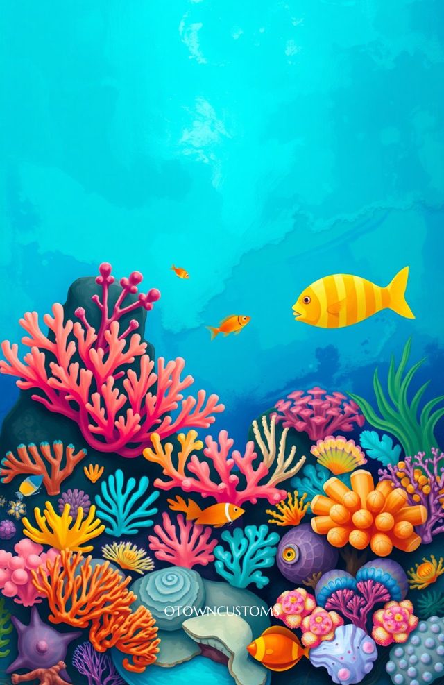 Vibrant Coral Reef Oceanic