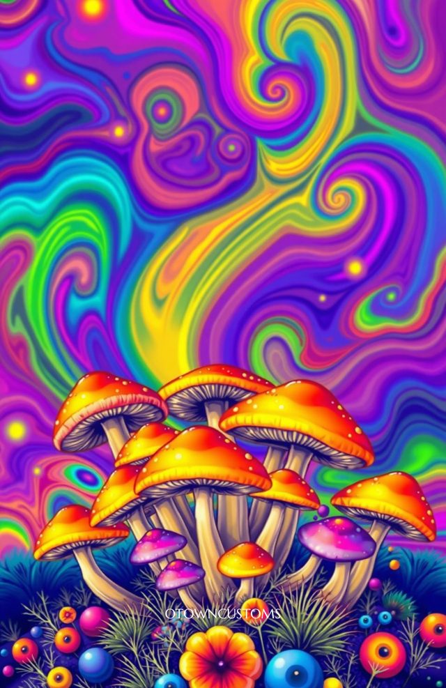 Psychedelic Mushroom Art