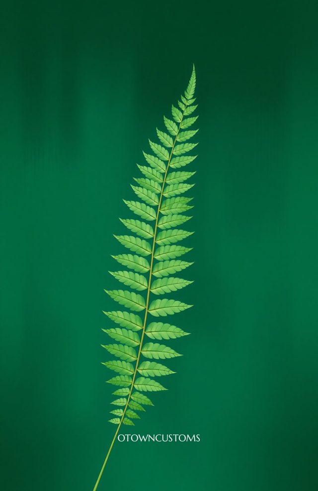 Botanical Illustration Lush Fern