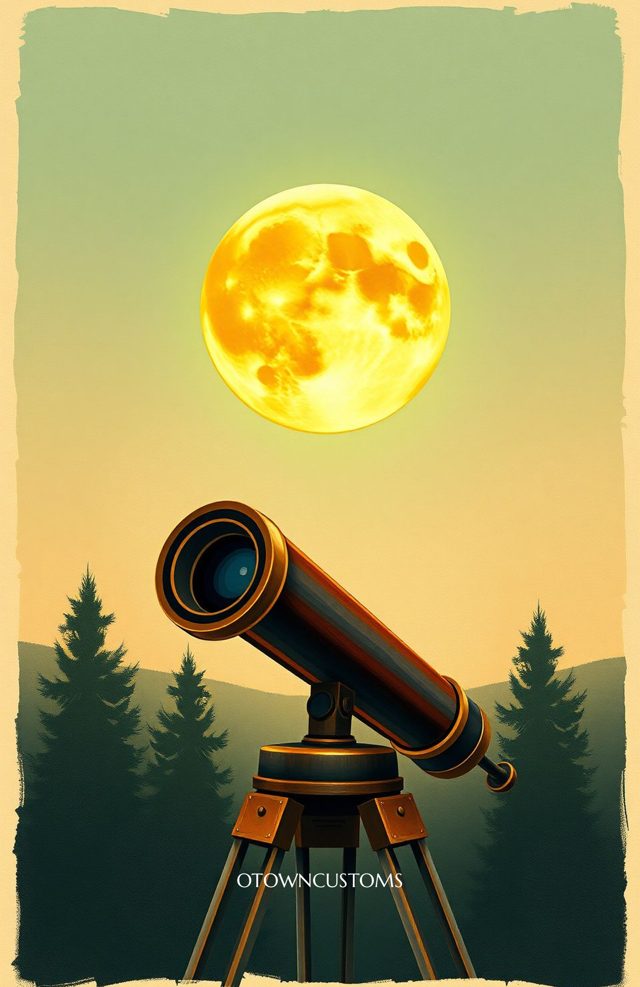 Vintage Celestial Telescope
