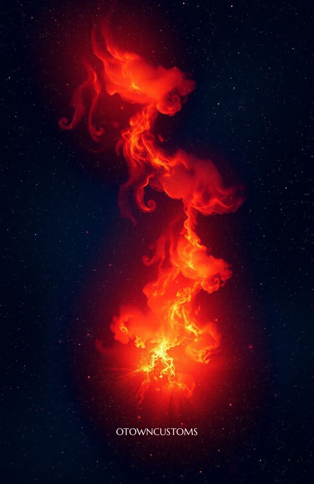 Fiery Nebula Galaxy Core