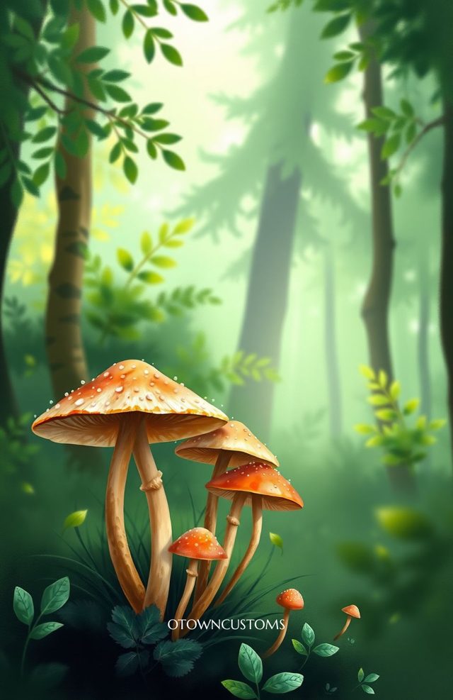 Whimsical Forest Cottagecore Mushroom Protection