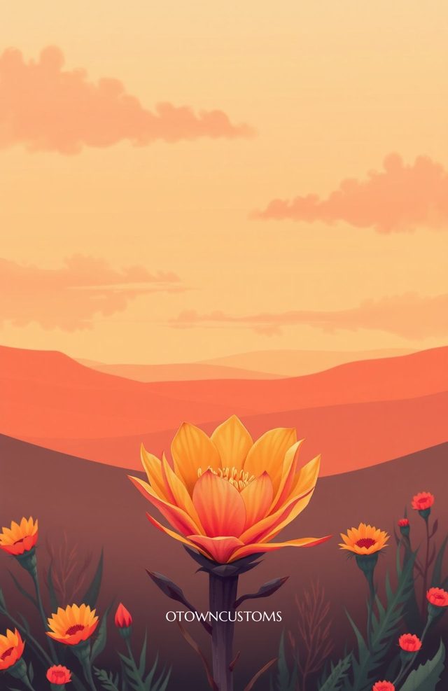 Stylized Desert Bloom Floral