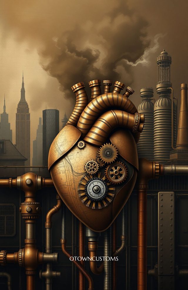 Steampunk Mechanical Heart