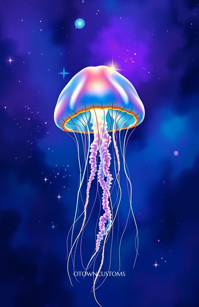 Celestial Jellyfish Nebula Dance