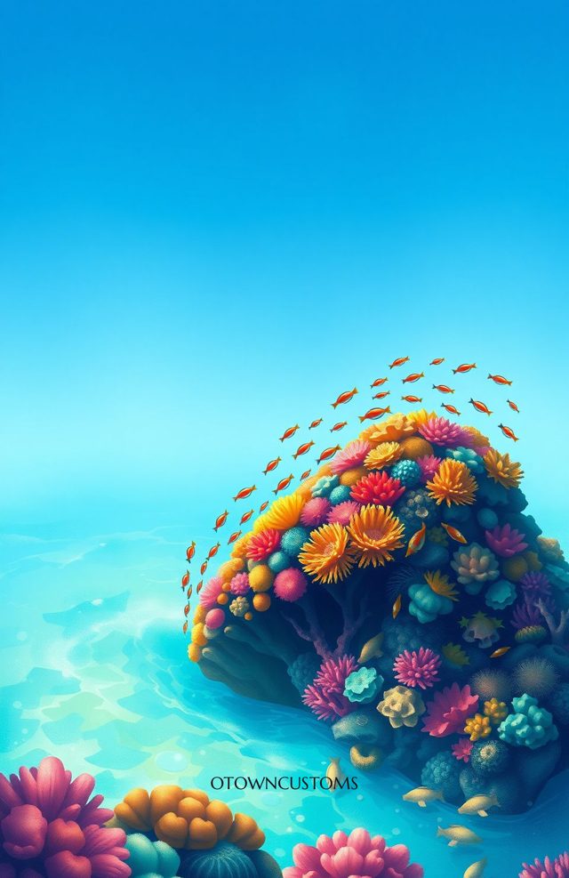 Vibrant Marine Coral Reef