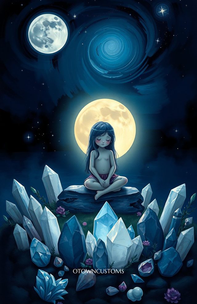 Fantasy Mystic Moonchild Crystal