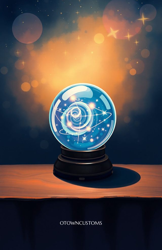 Crystal Ball Fortune Telling Glowing Crystal