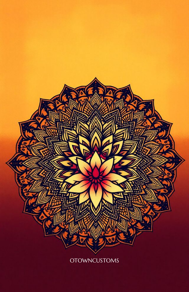 Mandala Bohemian Flower