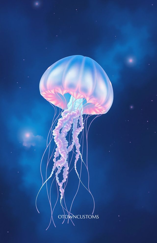 Ethereal Jellyfish Bloom Glowing Jellyfish