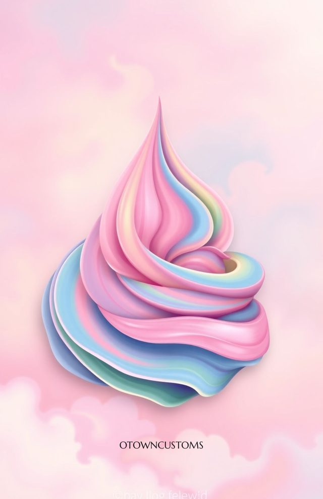 Rainbow Sherbet Swirl Soft Pastel