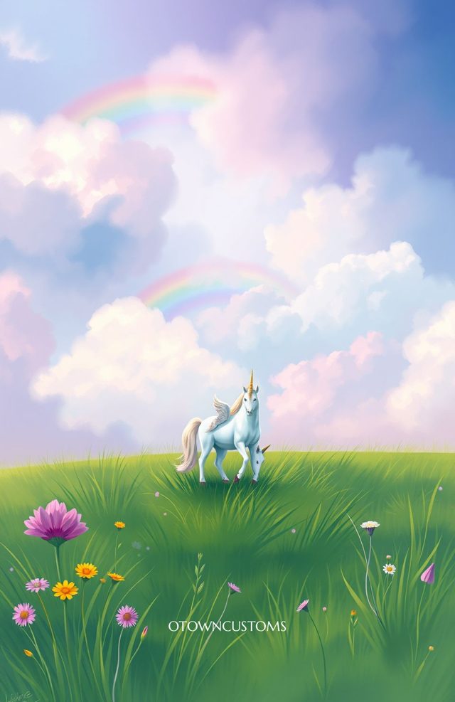 Whimsical Unicorn Fantasy Art