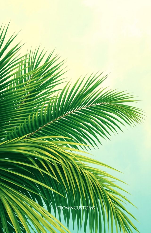 Tropical Palm Nature Landscape