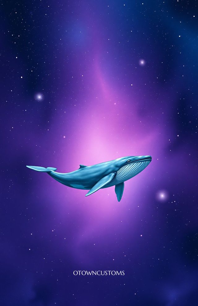 Galactic Whale Surreal Space Art