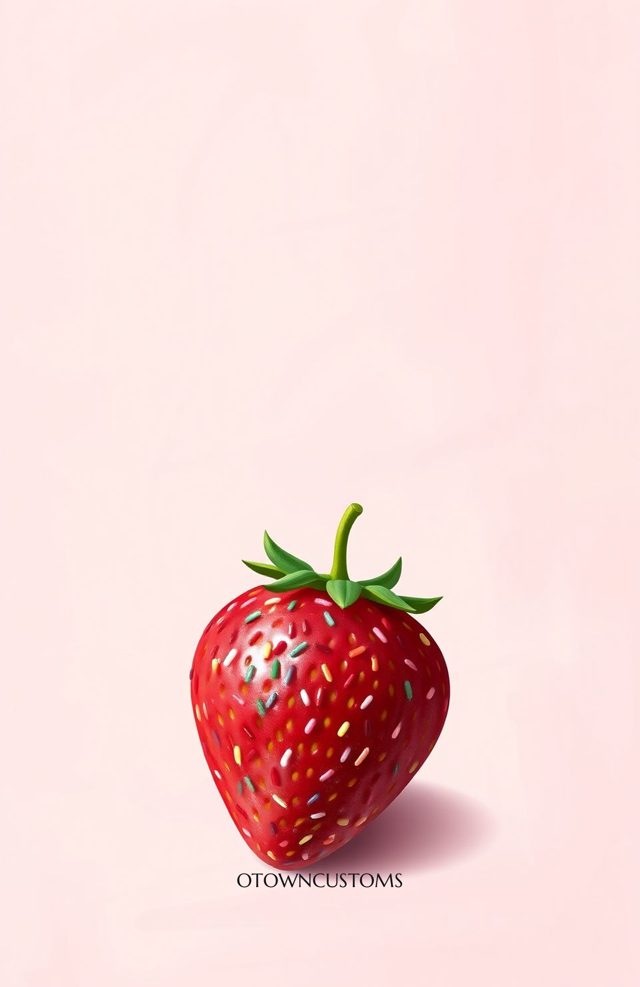 Sweet Strawberry Sprinkle Illustrated