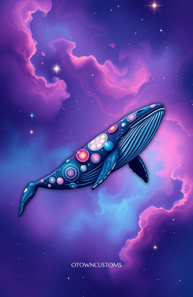 Cosmic Nebula Space Whale