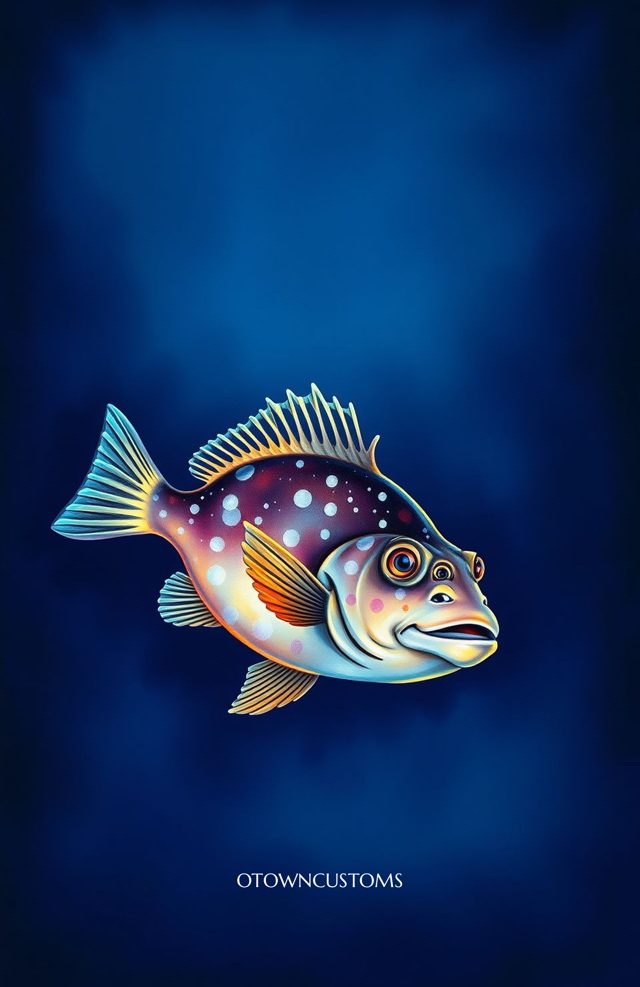 Cartoonish Fish Deep Sea Bioluminescent
