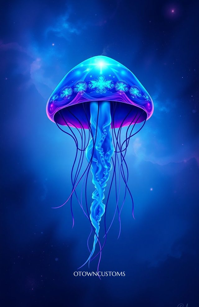 Glowing Jellyfish Celestial Jellyfish
