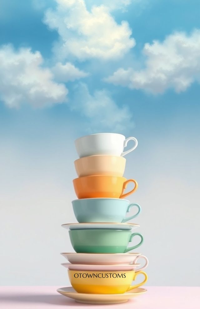 Pastel Surreal Teacup