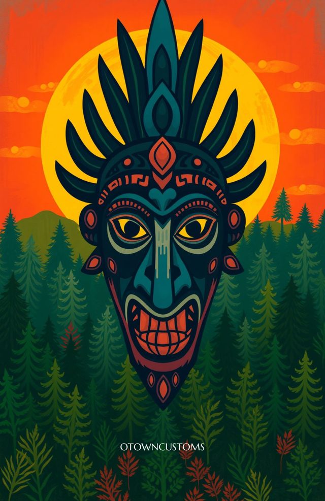 Tribal Mask Spirits Dance